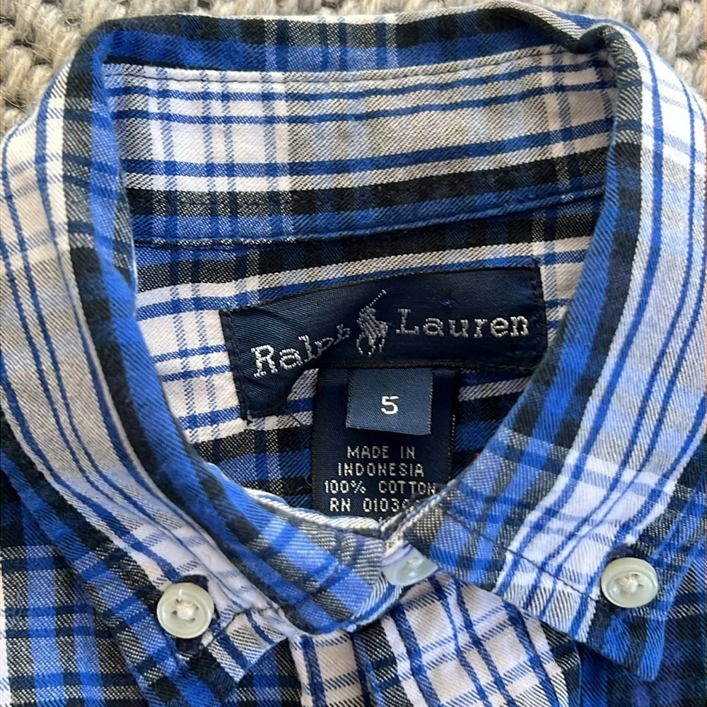 Ralph Lauren Plaid Button Up Shirt